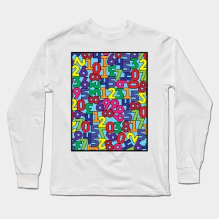 100 Numbers Long Sleeve T-Shirt